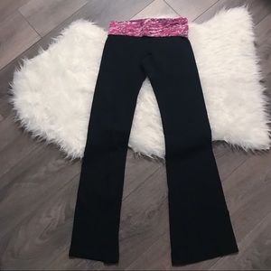 So Low Yoga Pants Roll Down Waist Band